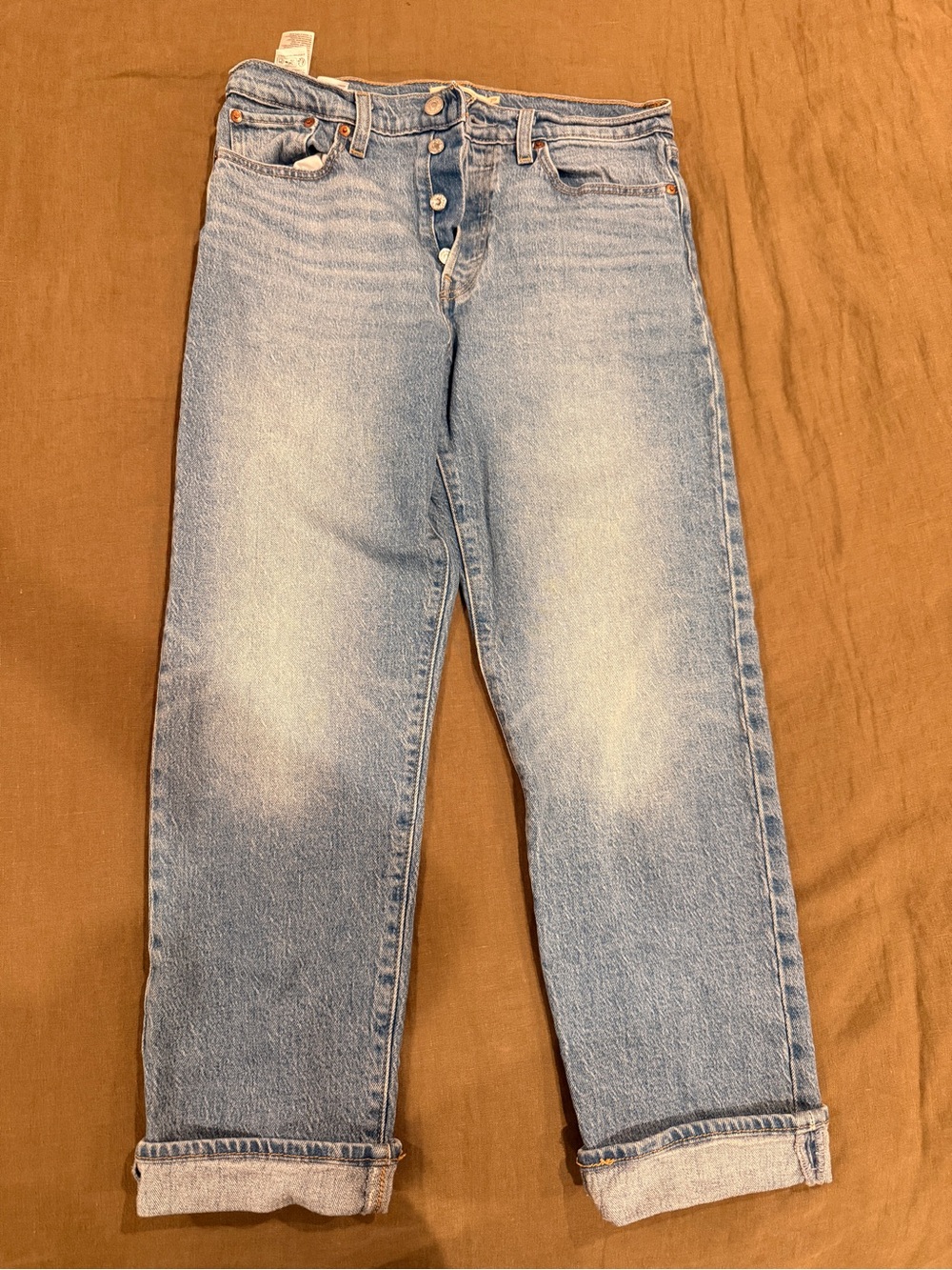 Levi’s Premium Wedgie Straight Jeans Christina Light Wash W29 L28